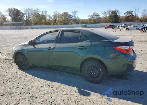 2016 Toyota Corolla L z USA, uszkodzony, nr VIN 2T1BURHE9GC676867